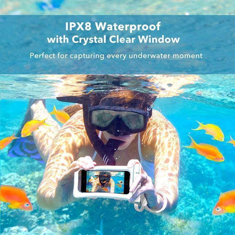 Special 2-PACK Universal WATERPROOF PHONE POUCH Keeps Your Phone Dry & Safe Even In Extreme Conditions! You Get FREE 🚚 Shipping Too!