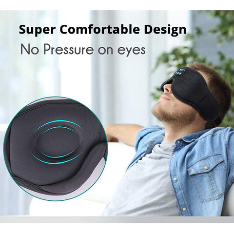 Image of Breathable Bluetooth Music Sleep Mask. Listen to Soothing Music While You Sleep! Select From 3 Stylish Colors!