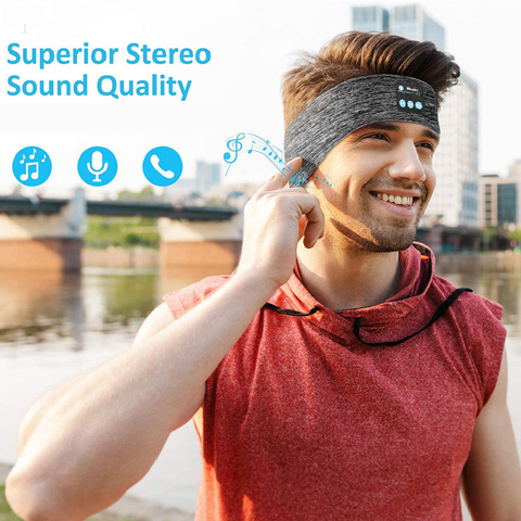 Image of Bluetooth Music + Hands Free Calling + Sweatband! Ideal for Fitness and Outdoor Activities! Three Stylish Colors!