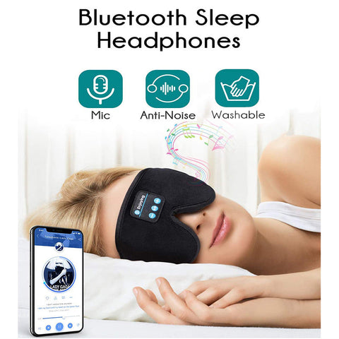 Image of Breathable Bluetooth Music Sleep Mask. Listen to Soothing Music While You Sleep! Select From 3 Stylish Colors!