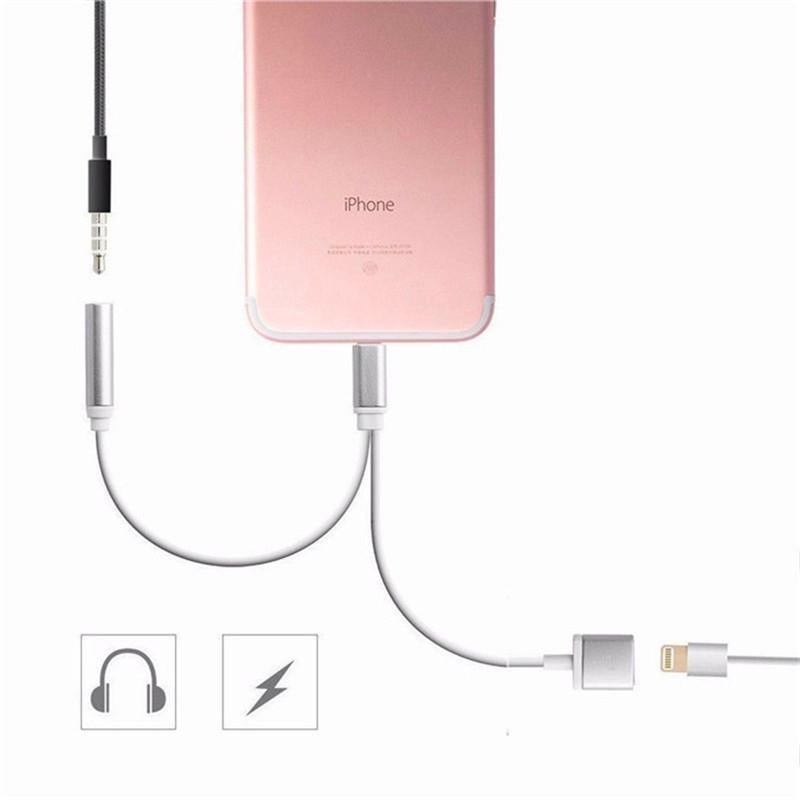 BEST Rated 2-in-1 Splitter For iPhone So You Can Listen To Music & Charge At The Same Time From Anywhere!