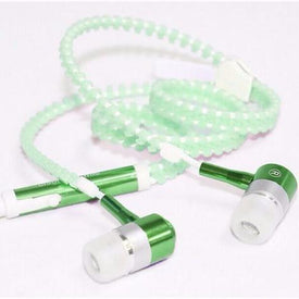 GLOWING ZIPPER EARPHONES