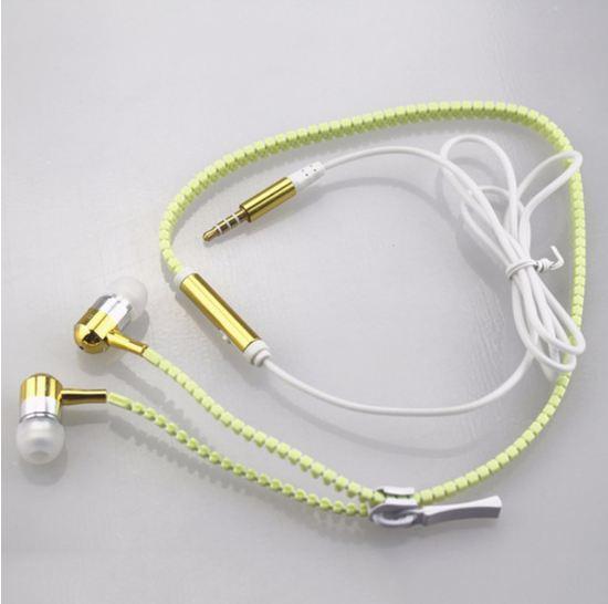 GLOWING ZIPPER EARPHONES