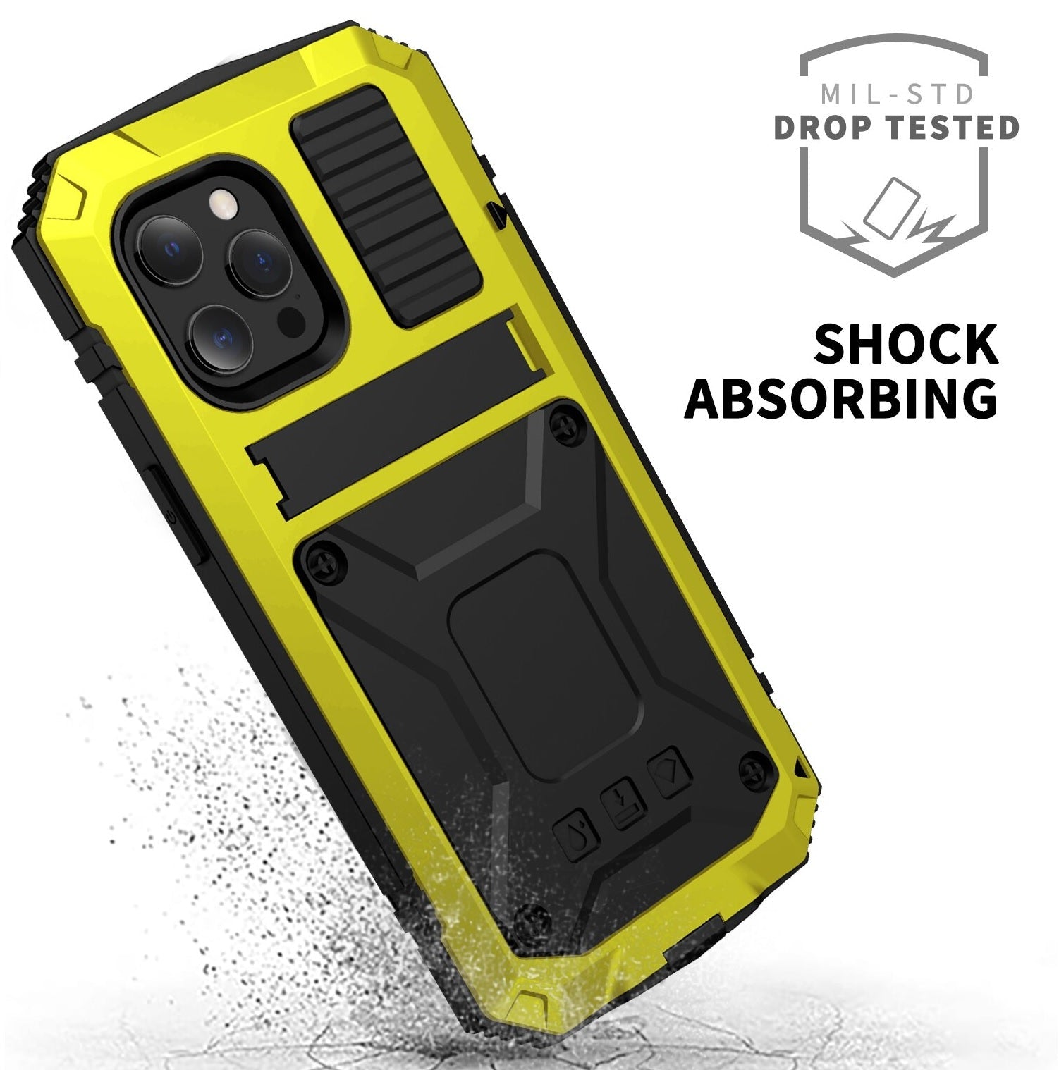 Built Tough To Give Your iPhone Full 360 Wrap Around Protection With Extreme Shock Protection!  Select From 4 Great Colors!