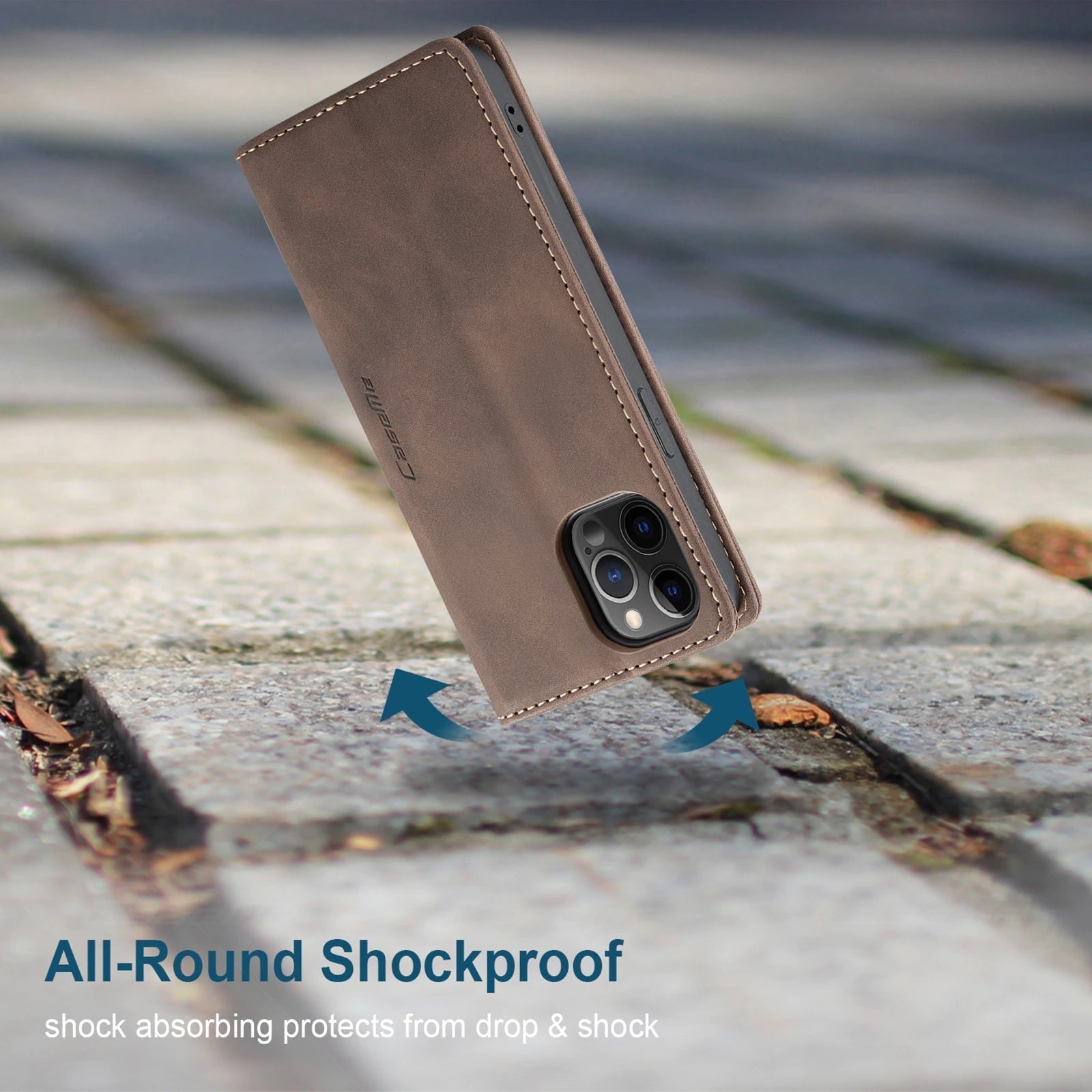 Designer Style iPhone 14 Case That Combines Great Looks With Functionality!  Full Wrap Around Shock Protection + From 5 Great Colors To Select From!