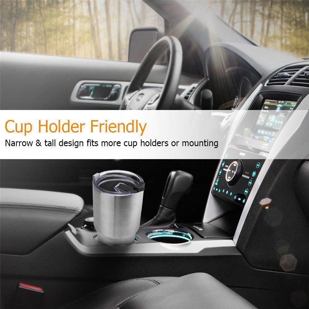 NASA Tech 30 Oz. Double Wall Stainless Steel Vacuum "Smart Tumbler" Keeps Your Drinks HOT or COLD For 24+ Hours!