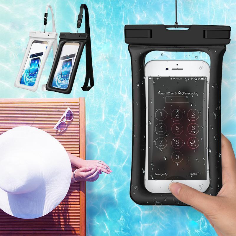 Special 2-PACK Universal WATERPROOF PHONE POUCH Keeps Your Phone Dry & Safe Even In Extreme Conditions! You Get FREE 🚚 Shipping Too!