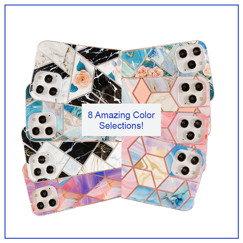 Newest Luxury Phone Case For iPhone 12, 12 Mini Pro, 12 Max + XR, XS, X Too in 8 Designer Colors!