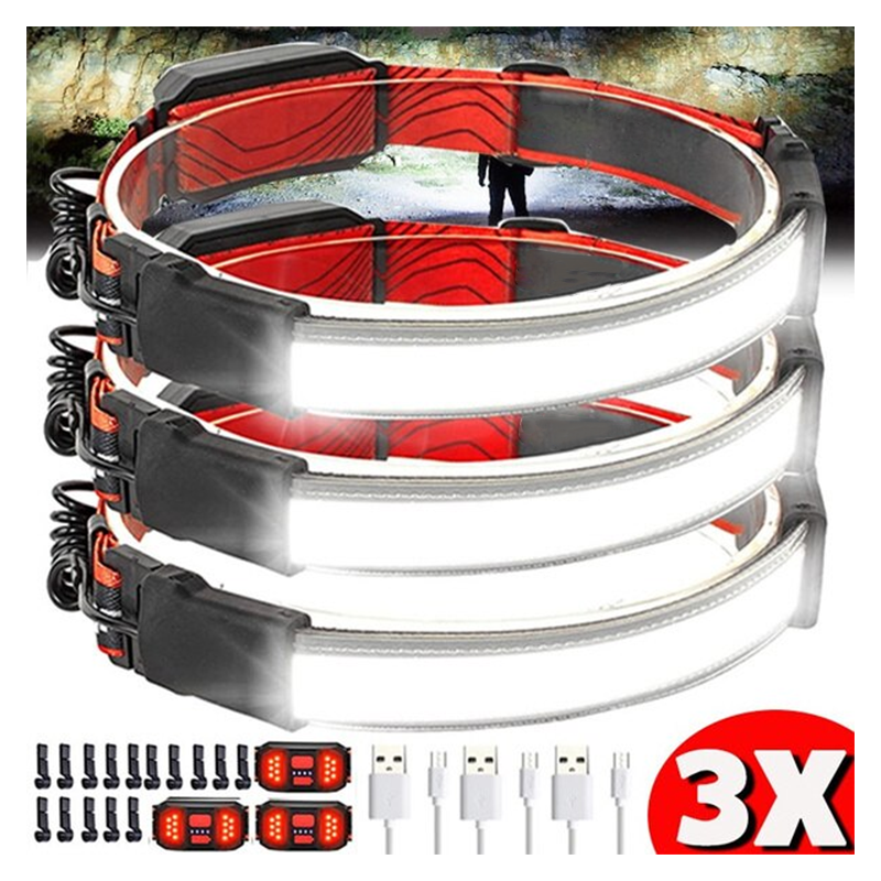 The ETG 20000 Lumens Maximum Brightness Rechargeable LED Head Light Gear