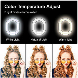 360 ProLight Multi-mode LED Selfie Light Ring + 360 Phone Mount + Bluetooth Remote + Deluxe Tripod  For The Perfect Video & Selfie Every Time! You Get FREE 🚛 Shipping Too!