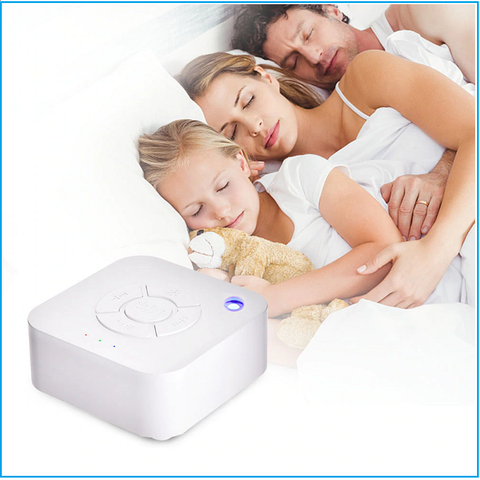 Image of White Noise Sleep Sound Machine For Sleeping & Relaxation Is Perfect For Baby, Adult, Office, Travel With 9 Natural Relaxing Sound Options